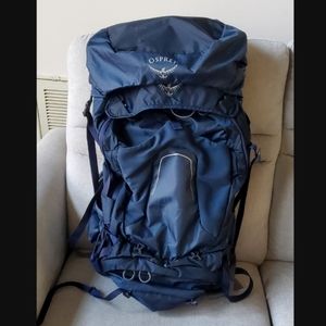 Osprey NEW Men's Medium Atmos AG 65 Technical Backpack Unity Blue